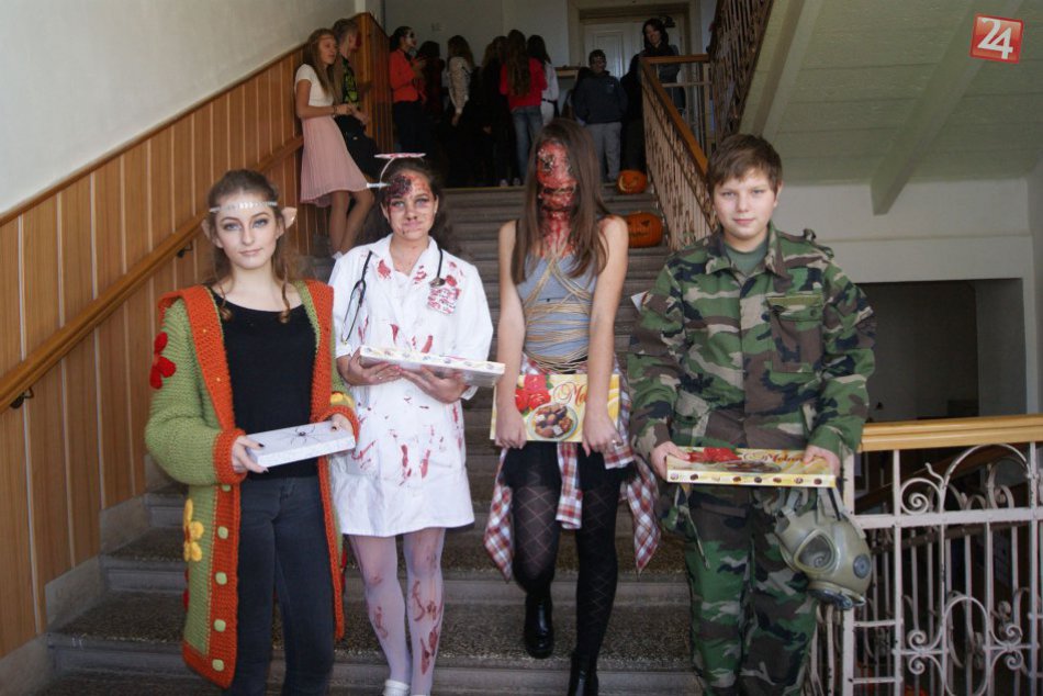 Obrazom: Halloweensky deň na gymnáziu v Rožňave